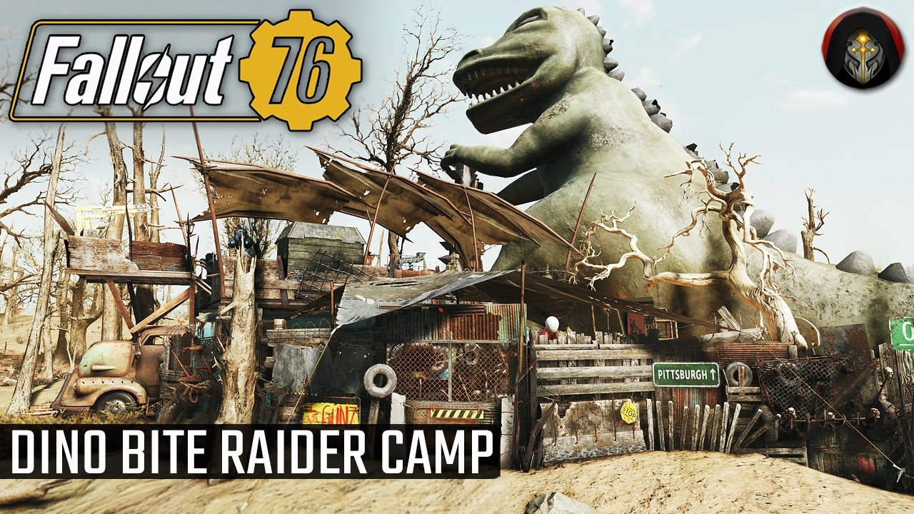 Fallout 76 | Лагерь охотников на динозавров.