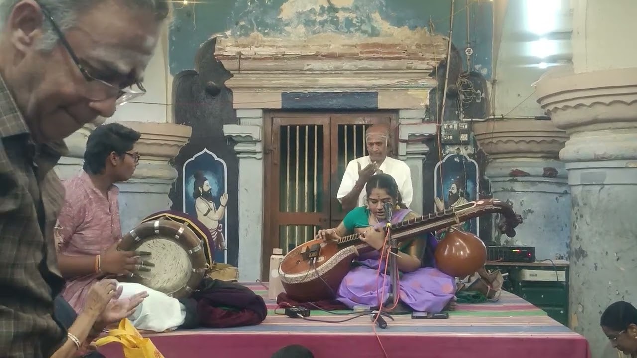 காளஹஸ்தீஸ்வரர் கோவில் மாசி மகம் பெருவிழா வீணை கச்சேரி விதுஷி சுபாஸினி வீணை கச்சேரி கும்பகோணம் 
