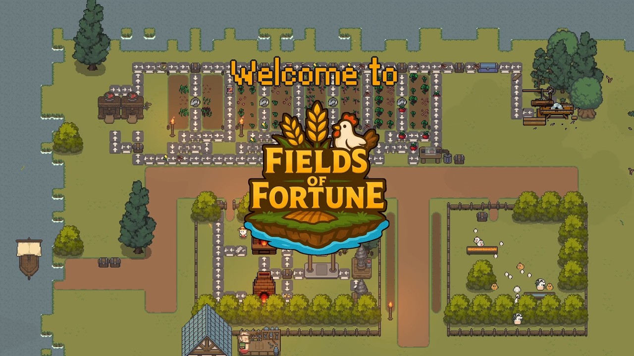 Fields of Fortune &ndash; Cozy Farming & Automation Sim (Official Trailer)