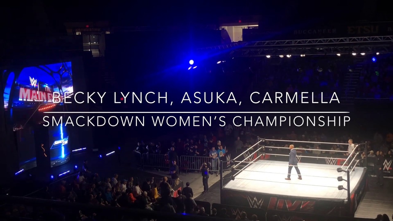 Becky Lynch vs Carmella vs Asuka : Triple Threat Smackdown Women's Championship