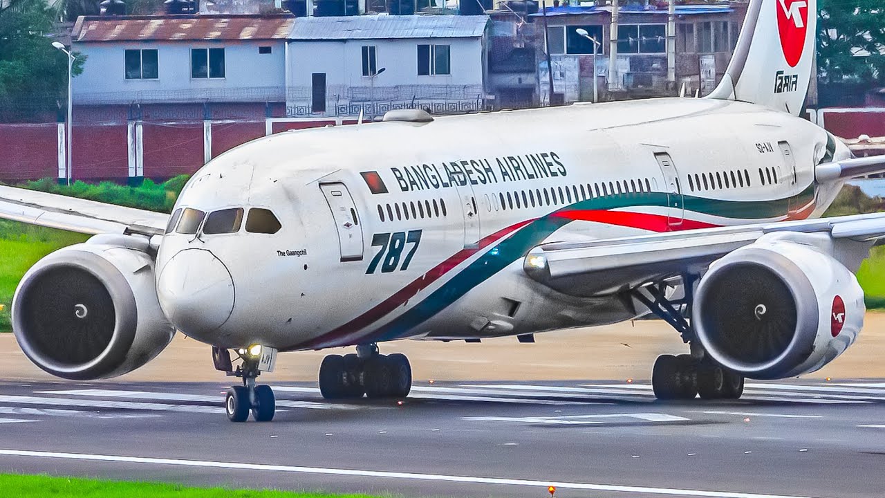 🇧🇩✈️ 20 Minutes of Aviation in Bangladesh | Plane Spotting at DAC Airport