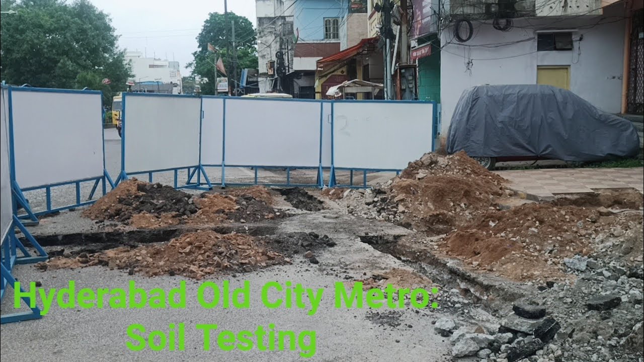 Hyderabad Old City Metro Work: Soil Testing ll Aug 2025 Progress