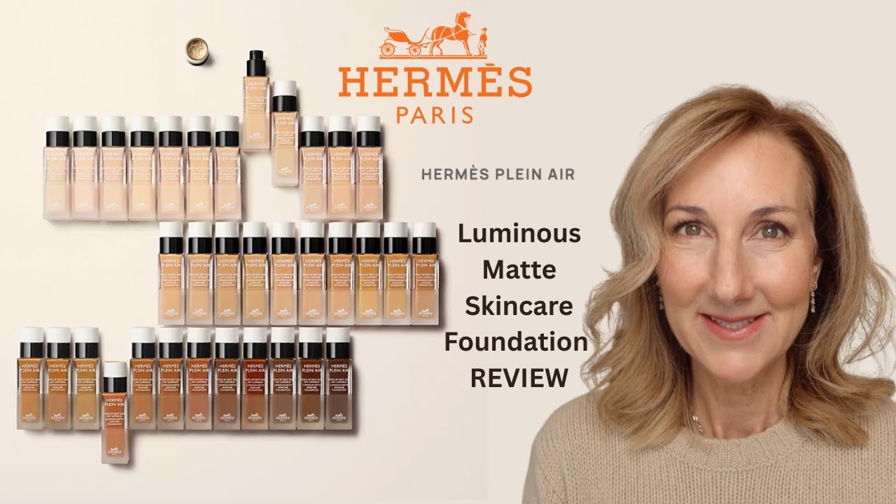 Hermes Plein Air Luminous Matte Skincare Foundation Full Day Wear Test | Mature Skin Honest Review