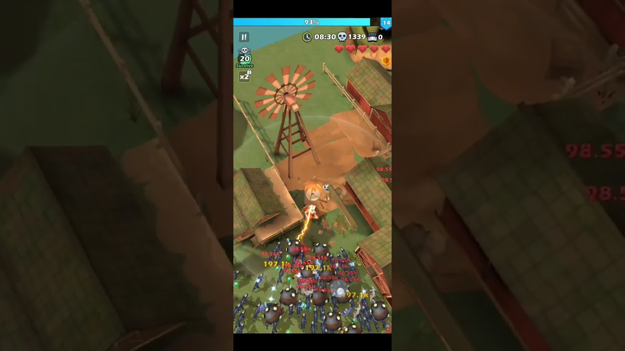 Zombie Waves -  Campaign stage 32 Suburban Farm