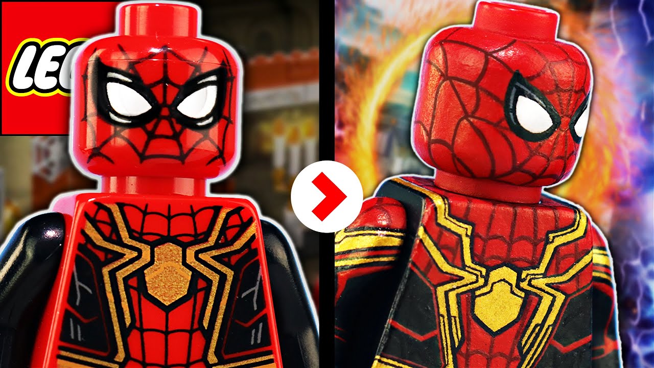 LEGO vs. CUSTOMS : Spider-Man Integrated Suit - Comparison