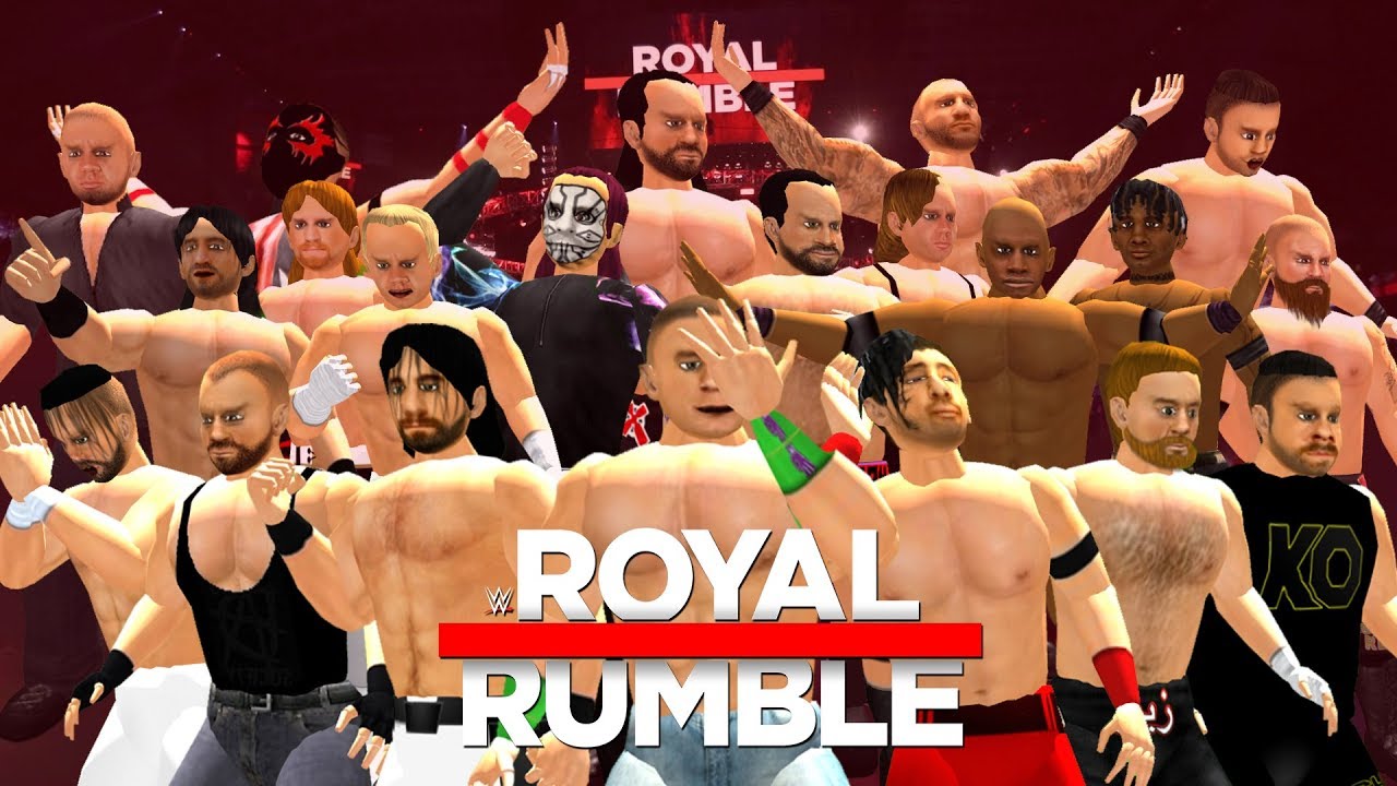 2019 Royal Rumble match (30 man)- WR3D