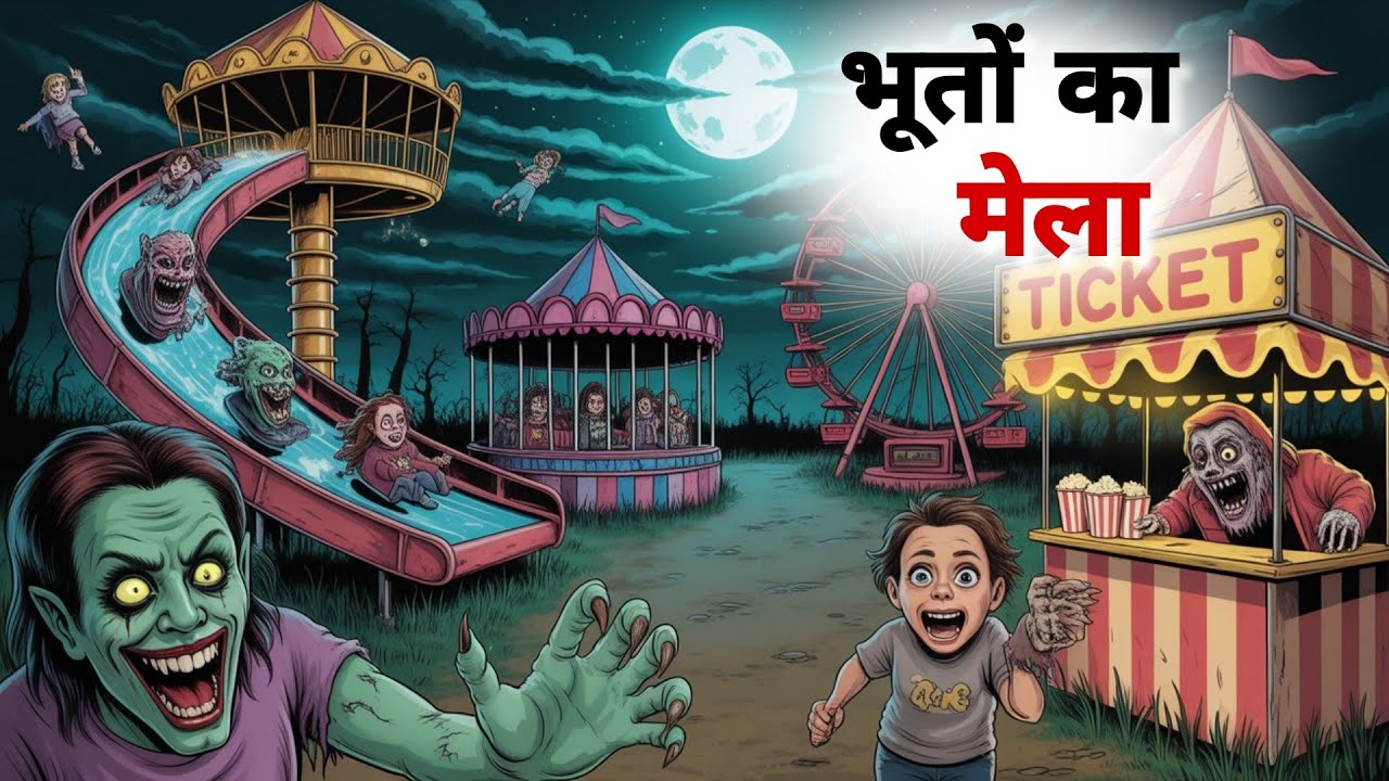 भूतों का मेला | Bhooto Ka Mela | Horror Story | Darawani Kahani | Moral Story | @LittleHappyToon 