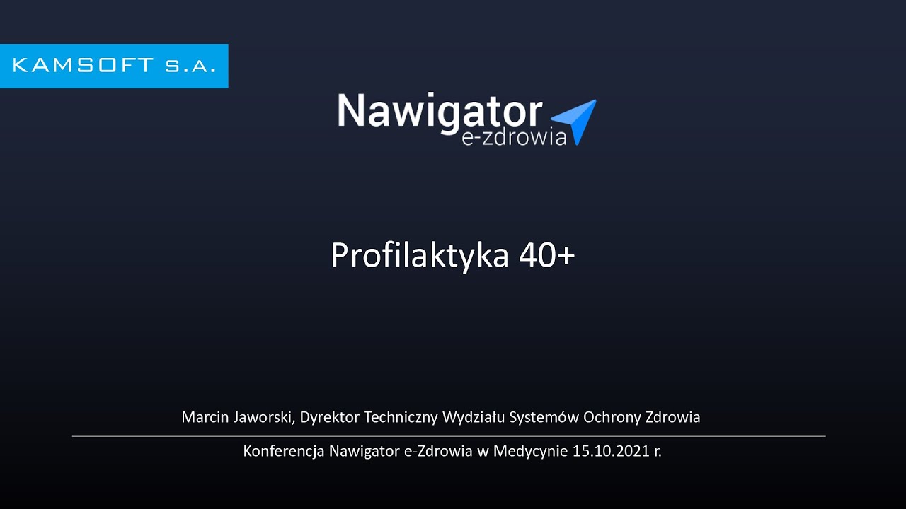 20211015 Nawigator e-Zdrowia - Medycyna - Profilaktyka 40plus