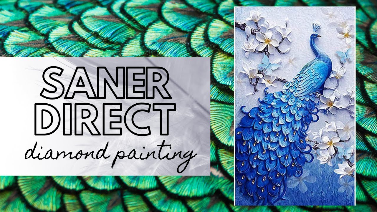 Saner Direct PR Unboxing- Peacock Diamond Painting