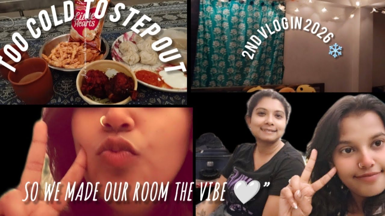 Bhar buht thand hai 🥶ghar me spacial krte hai 😃🍿🎥| @sanjana_singh1 | 2nd vlog 🫶🏻