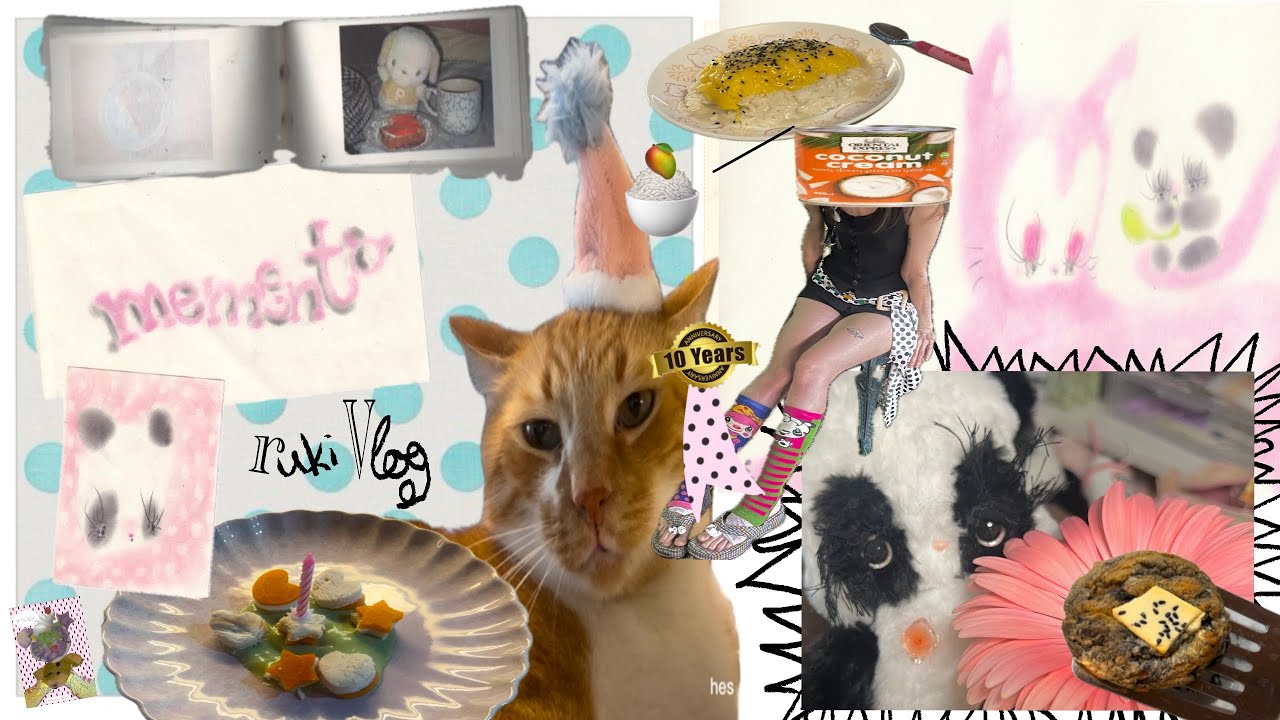 Late July Vlog•Shinji Bday•Baking Cookies•Drawing Curious Duo++mid summer lowkey days🍃