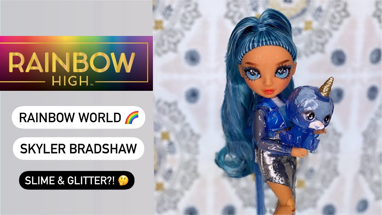 Rainbow High Rainbow World Skyler Bradshaw unboxing and review from a kids POV & Adult Collectors!