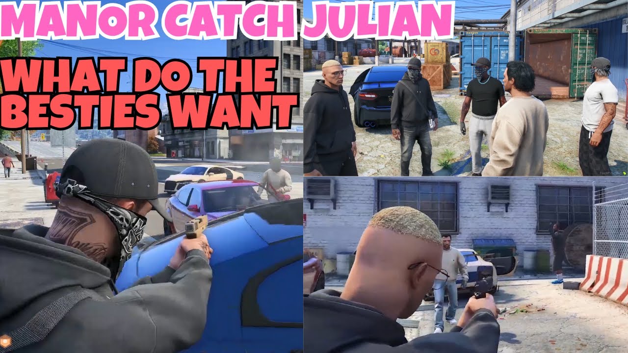 MANOR CATCH JULIAN LACKING AND CONFRONT HIM THEN ROB 3HEAD | NOPIXEL 4.0 GTA RP