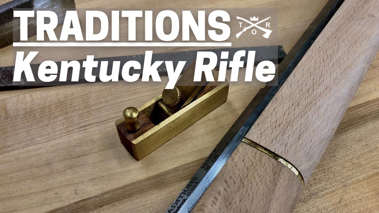 UPPER AND LOWER STOCKS | TRADITIONS FLINTLOCK KENTUCKY RIFLE KIT BUILD