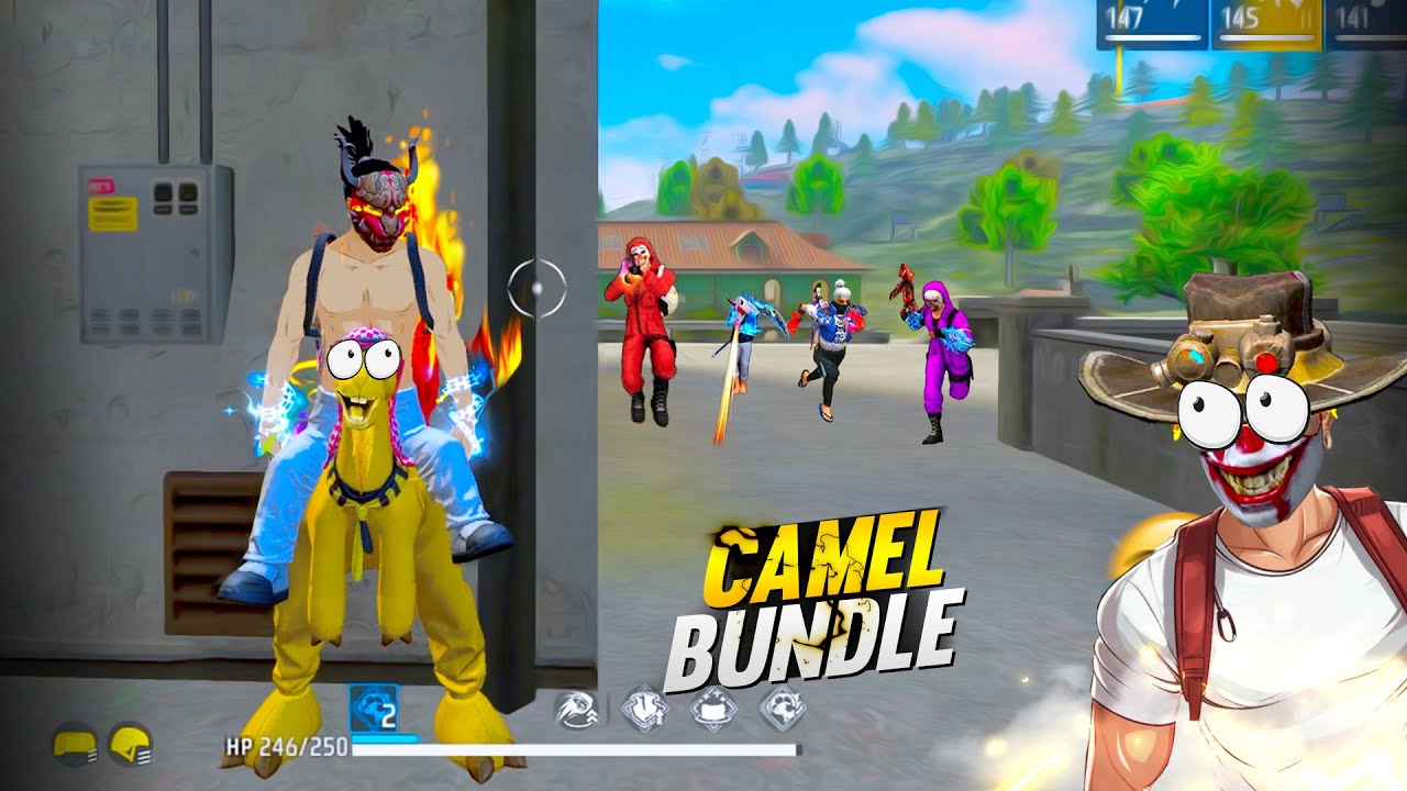 Habibi Camel Bundle 🐪 In Free Fire 🤯 Solo vs Squad 🎯 29 Kills Total - Garena free fire #freefire