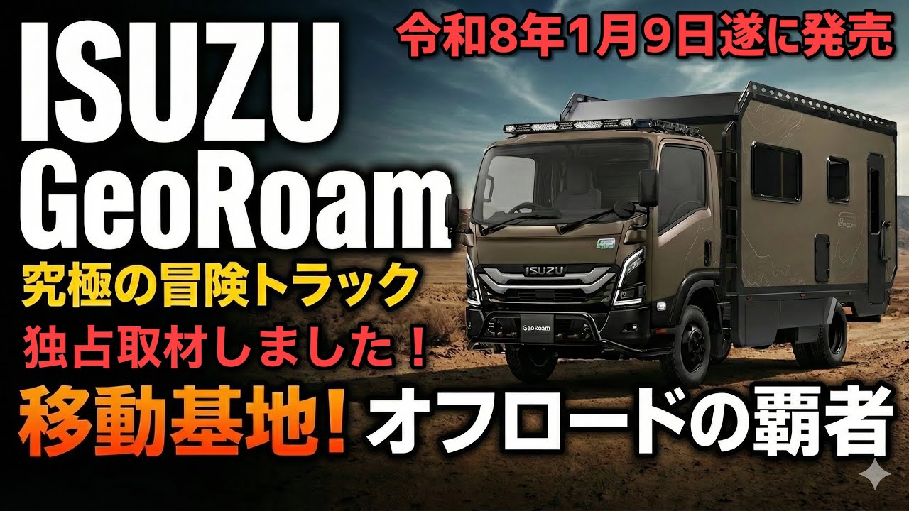 ISUZU ELF — кемпер высочайшего класса! Представлен на Токийском автосалоне 2026 года!