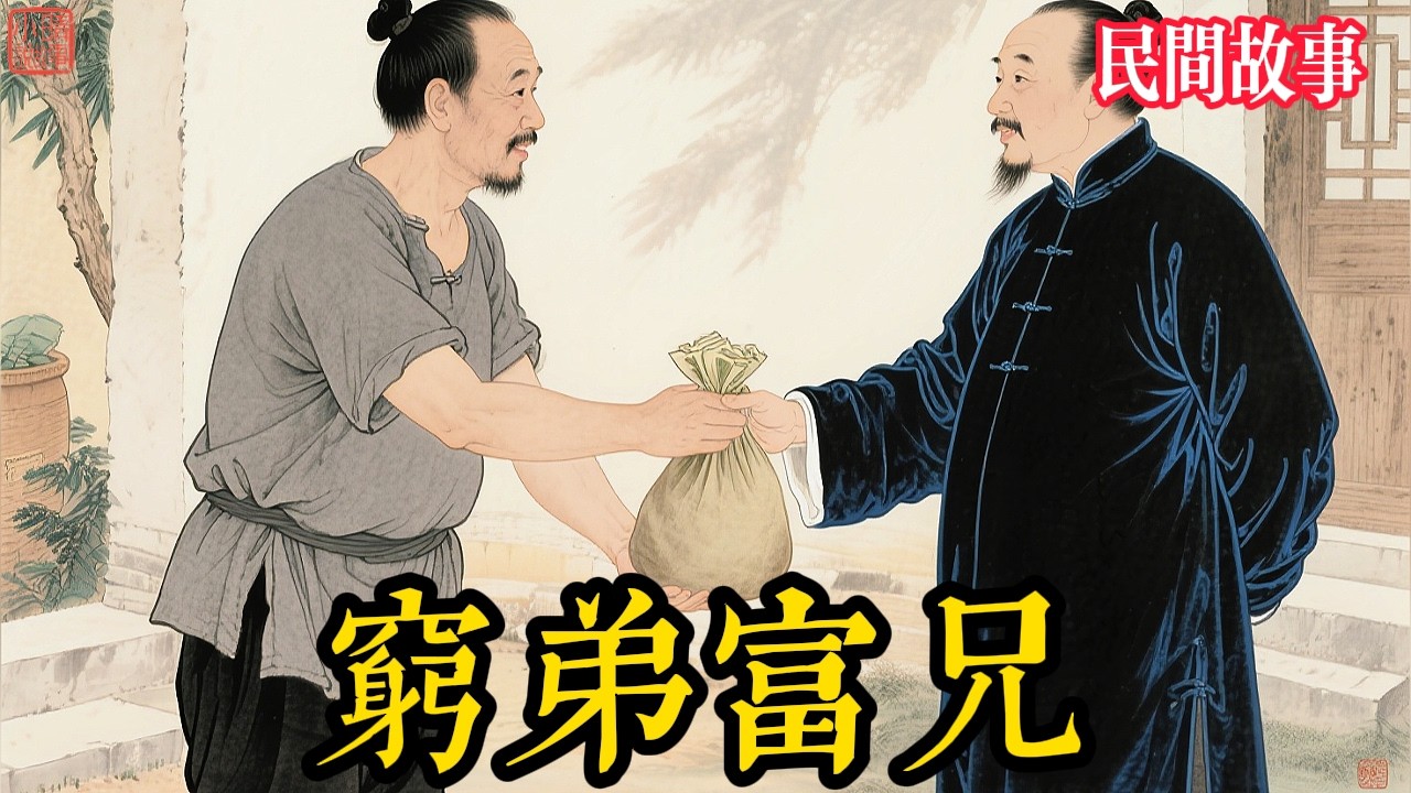 富商大哥嫌娘有味兒趕出家門，窮二弟砸鍋賣鐵也要供養，三年後老宅挖出鐵盒，打開一看，大哥當場磕頭認錯！#民间故事 #故事頻道 #听书 #民間故事 #有聲書 #說書 #睡前故事 #情感