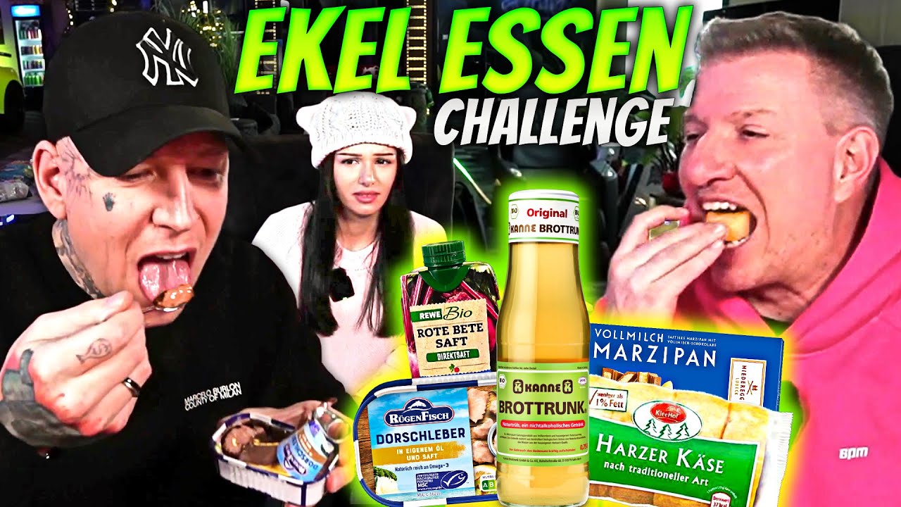 BIS EINER KOTZT🤢😱 EKEL ESSEN mit MONTE & ROSE (Grenzen wurden überschritten🤣)
