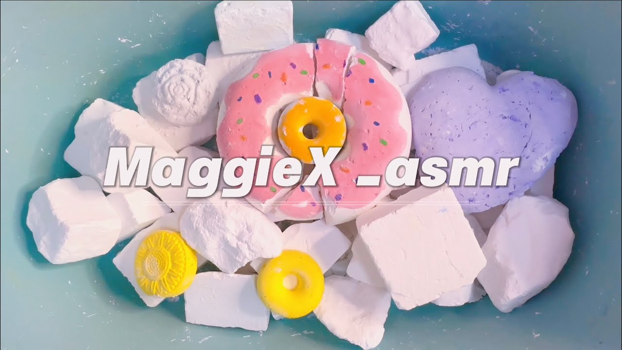 Crushing soft gym chalk and crispy reformulated chalk – double the satisfying ASMR!