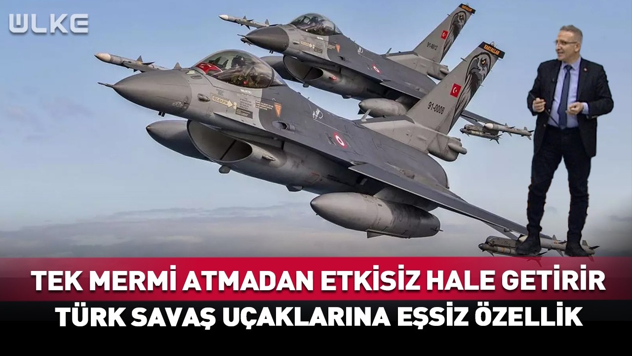 Türk F-16'ları Tek Mermi Atmadan Düşmanı Etkisiz Hale Getirecek! #haber