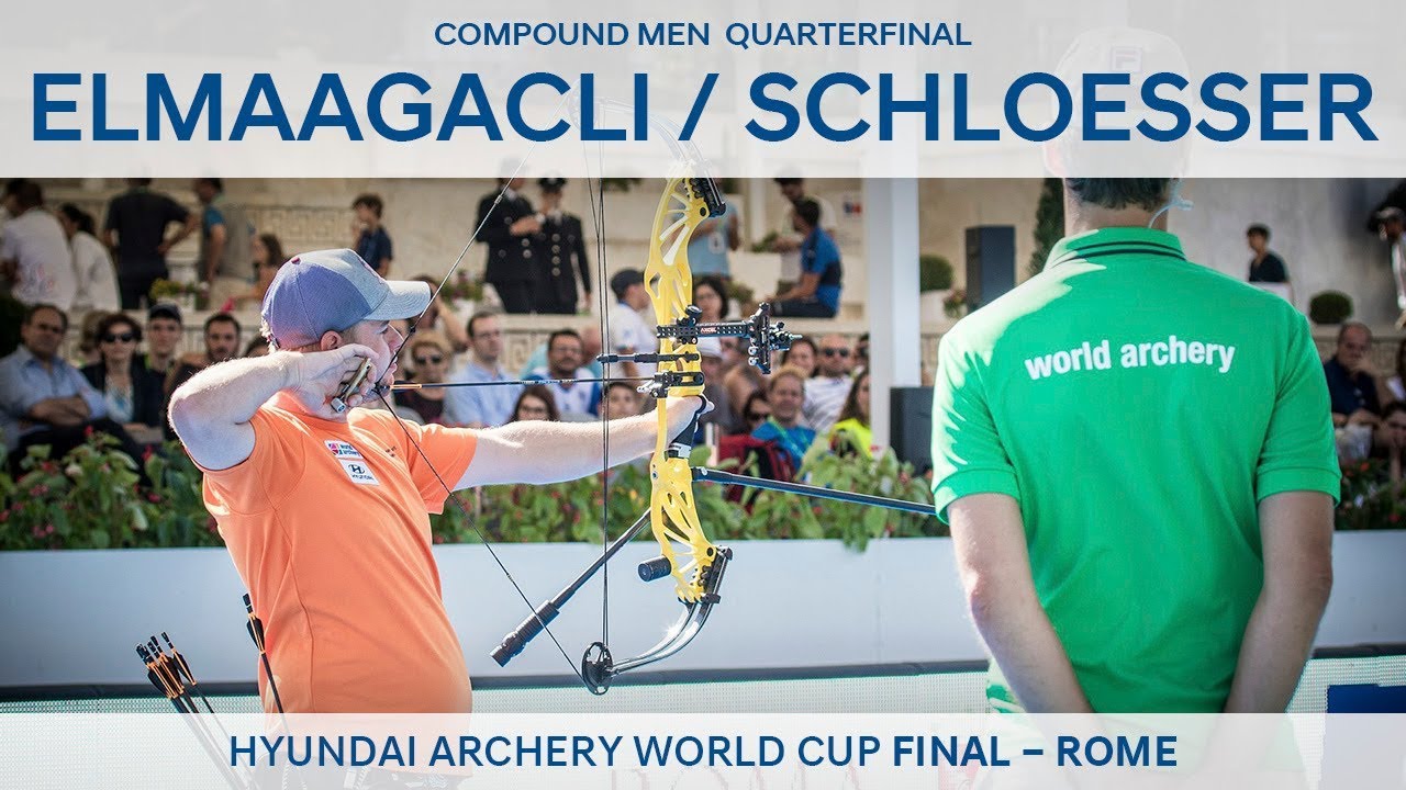 Demir Elmaagacli v Mike Schloesser – Compound Men’s Quarterfinal | Rome 2017