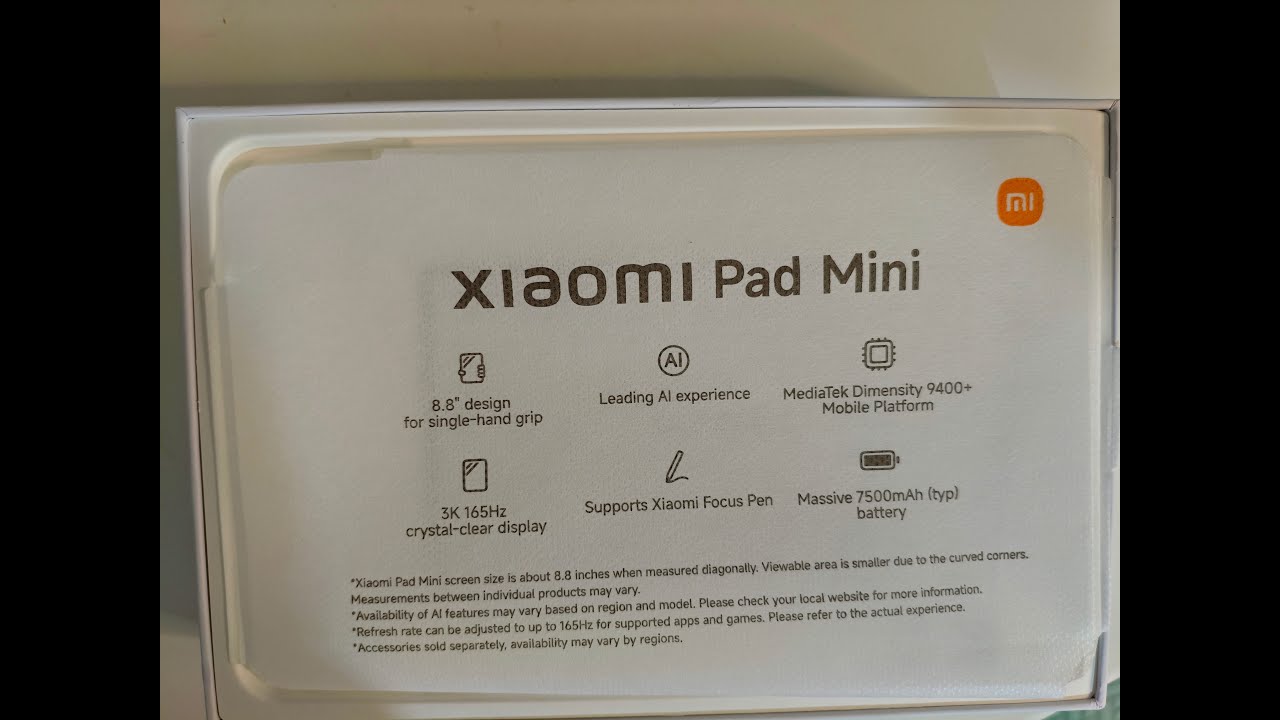 Распаковка Xiaomi Pad Mini 12/512 ГБ GLOBAL