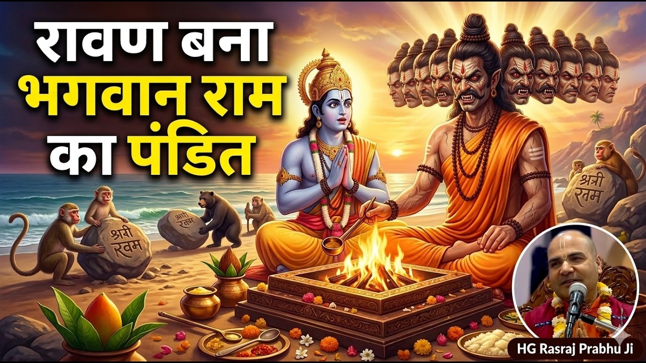 रावण बना भगवान राम का पंडित?! 😱🔥 | हास्यप्रद कथा | HG Rasraj Prabhu Ji