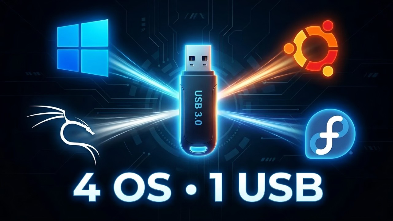 QUADZILLA USB: Загрузка 4 операционных систем с ОДНОГО флеш-накопителя (Ventoy + Persistence!)
