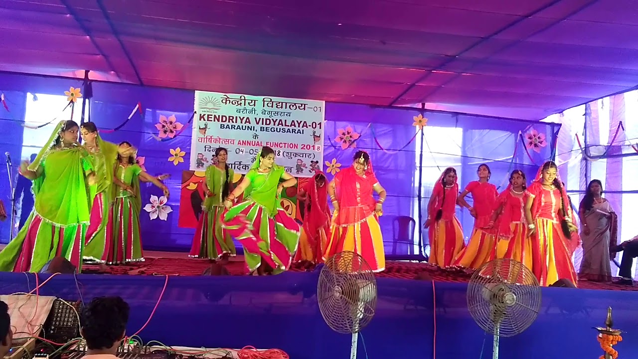 Annual Programme in KV HFC Barauni 2018/👰Rajasthani Dance👰 /😊☺😊......