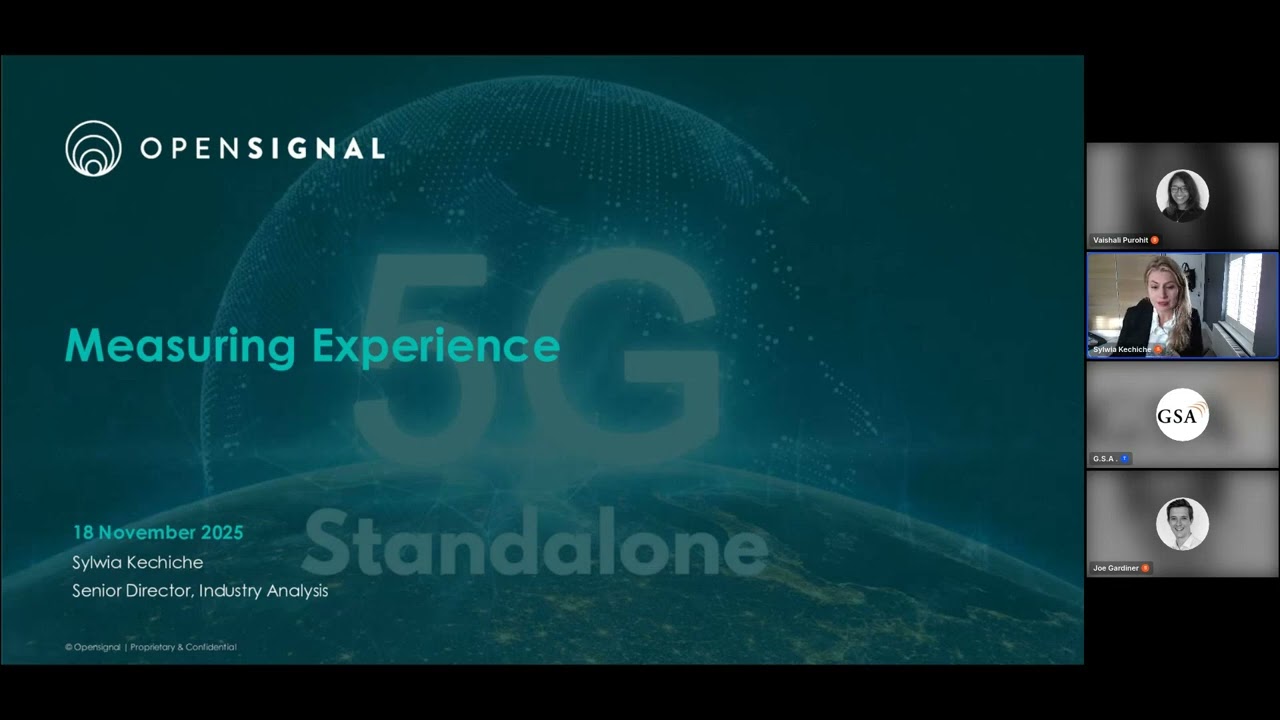 GSA Snapshot: 5G Experience with Opensignal