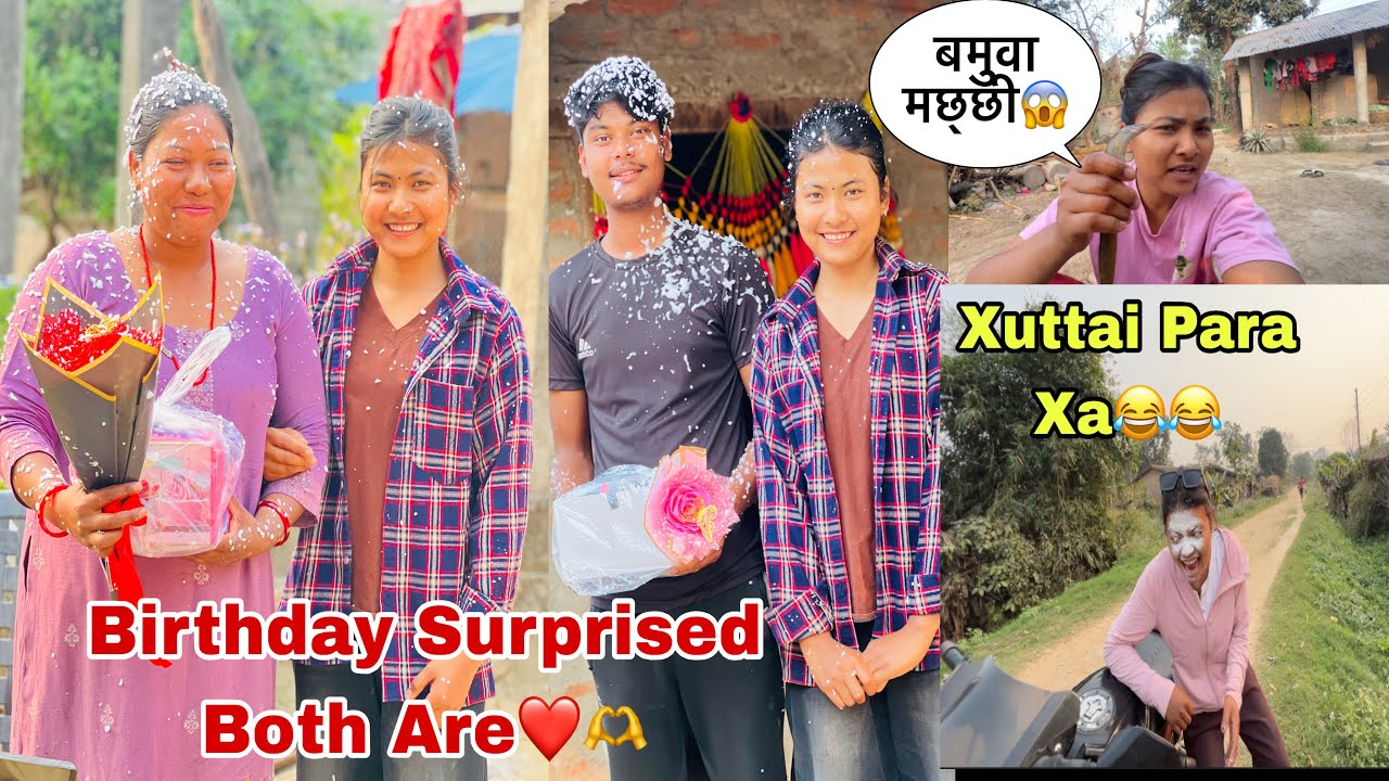FERI BIHANA BATA MAXA KO VURRR KHANA SURU VYOU😂||Sanjana❤️Tharu||vlogs🥀