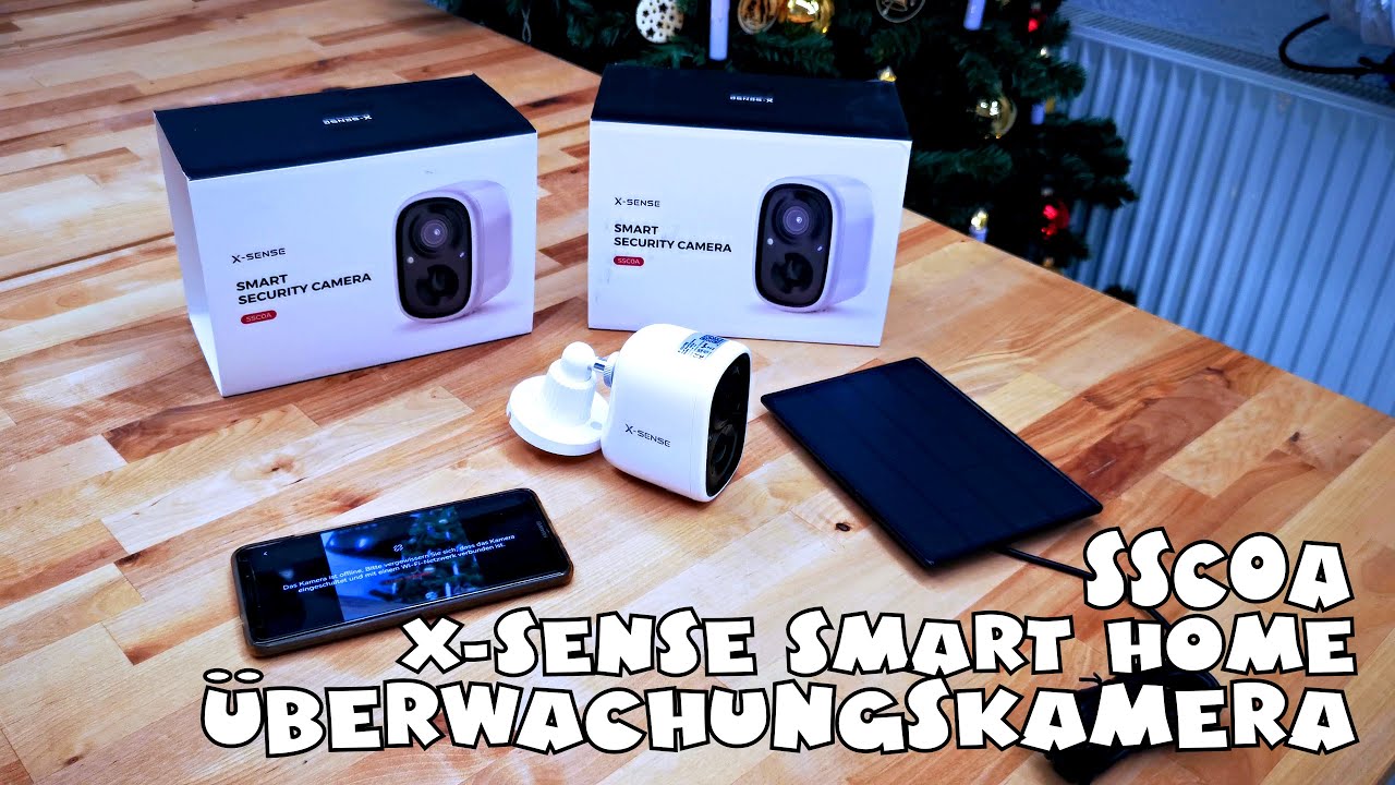 X-Sense Überwachungskamera Akku und Solar SSC0A