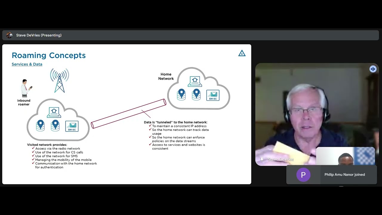 Telecom with Steve Session 5: Roaming Concepts (Cohort 1)