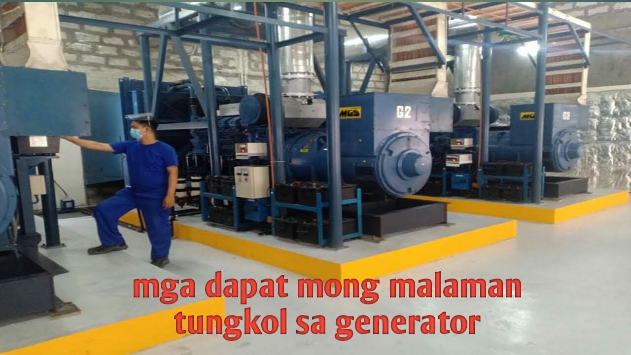 Part 1: Mitsubishi generator no load testing (TAGALOG)