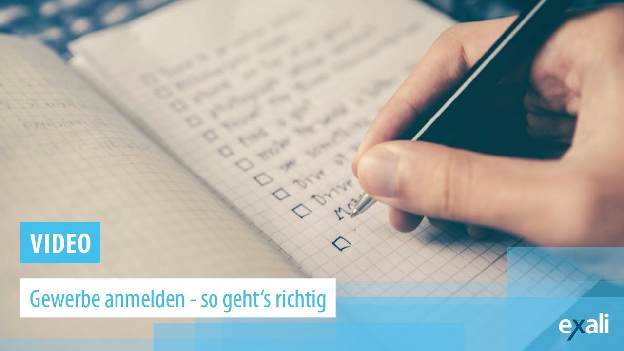 Gewerbe anmelden - so geht´s richtig