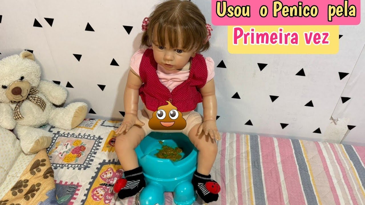 Minha Bebê Reborn usou Penico 