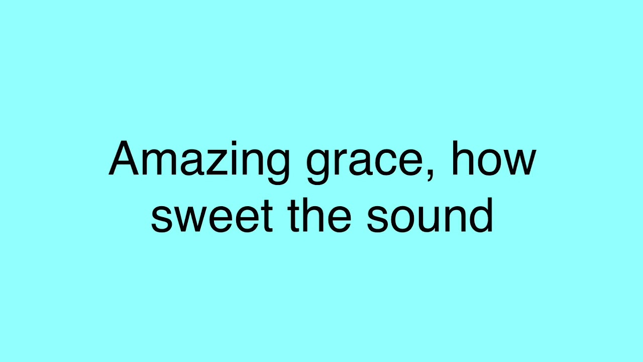 Amazing Grace - Solo, arr. Jay Althouse (accompaniment)