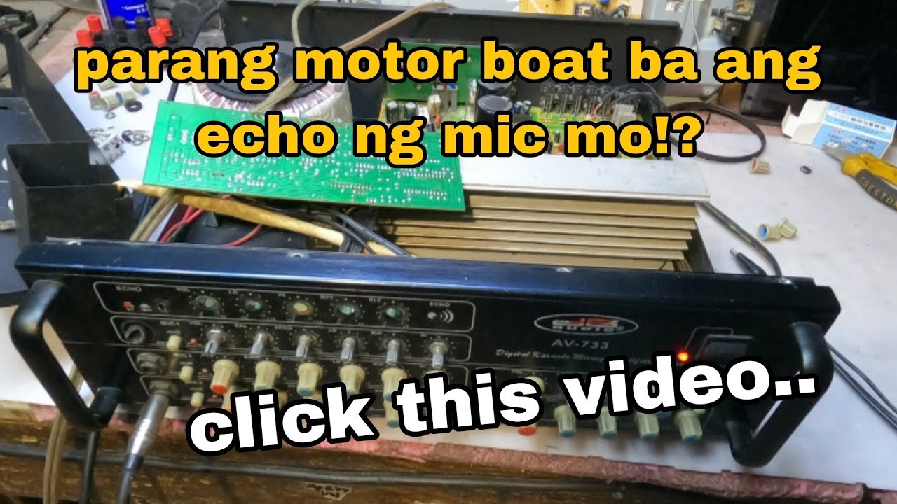 db audio AV-733 microphone echo issue ||Part 2||