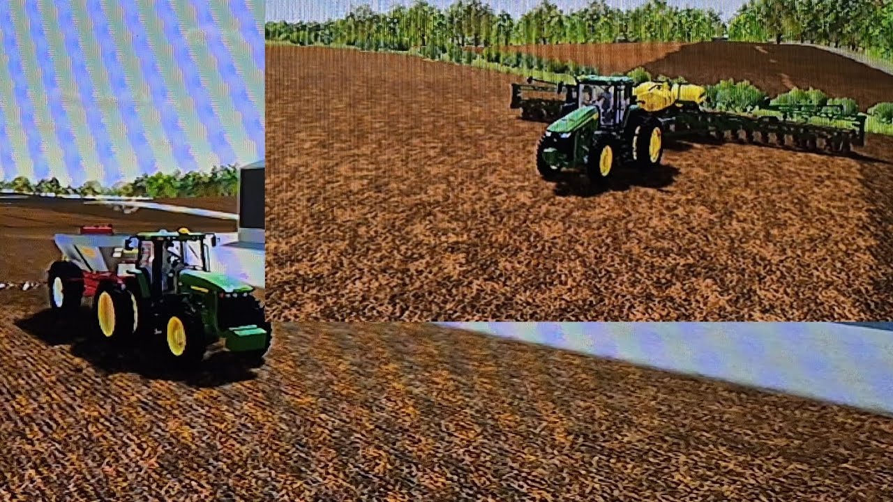 Fertilizing and planting corn is done first gen farmer 