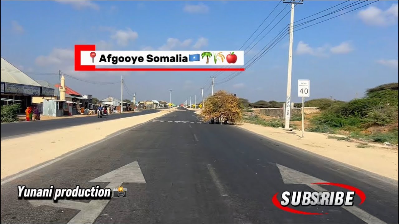 Naladaawo muuqaal wadada afgooye 📍Afgooye Somalia 🇸🇴 🌾🍎📸  