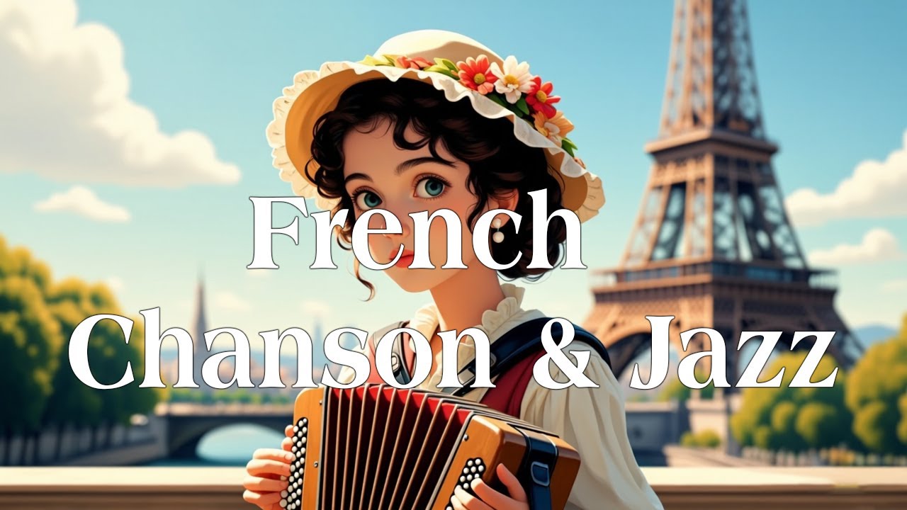 【Playlist #20】French Chanson & Jazz Vibes 🪗 | Elegant Parisian Café Sounds : France 🇫🇷