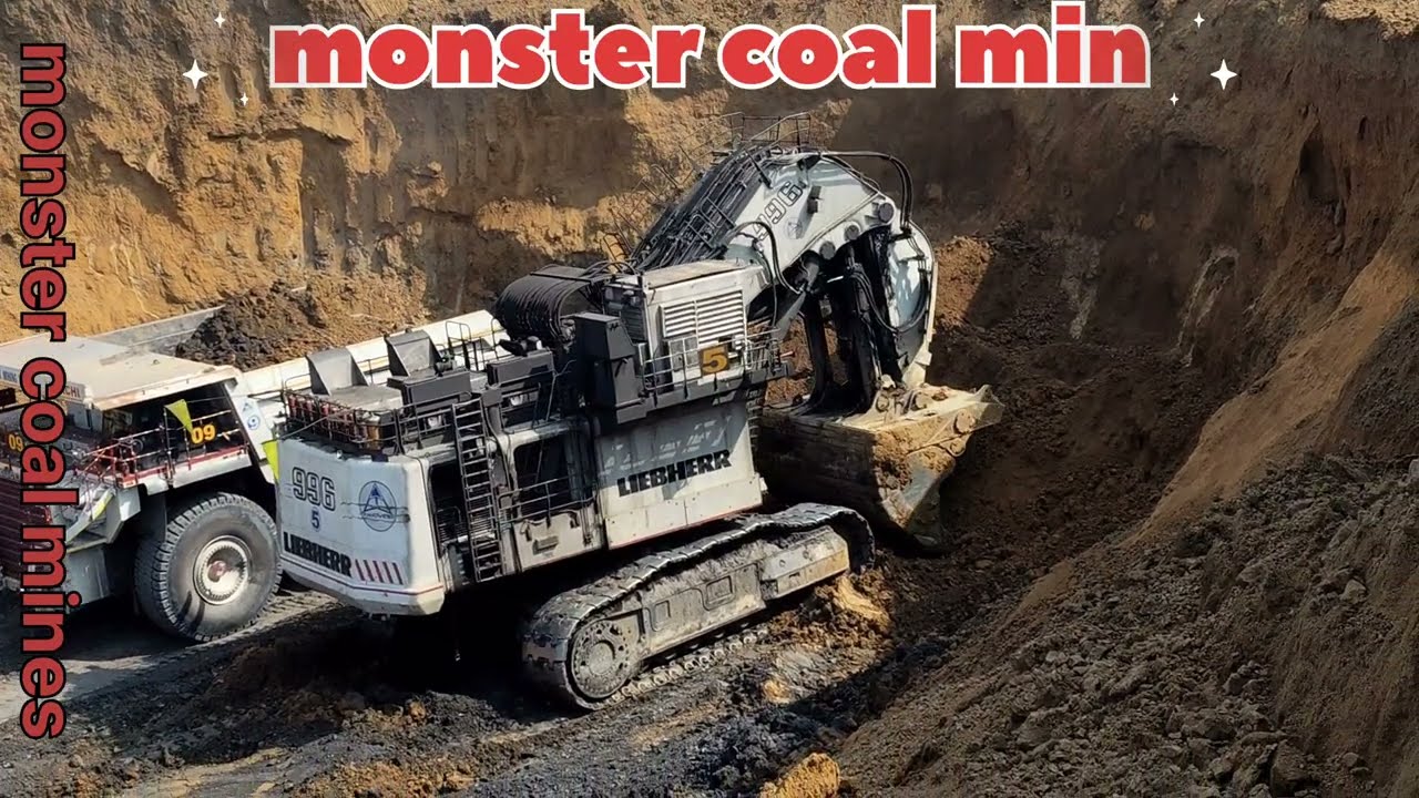 Погрузка экскаватора-погрузчика в самосвал 996 (вместимость ковша: 70 тонн) 996