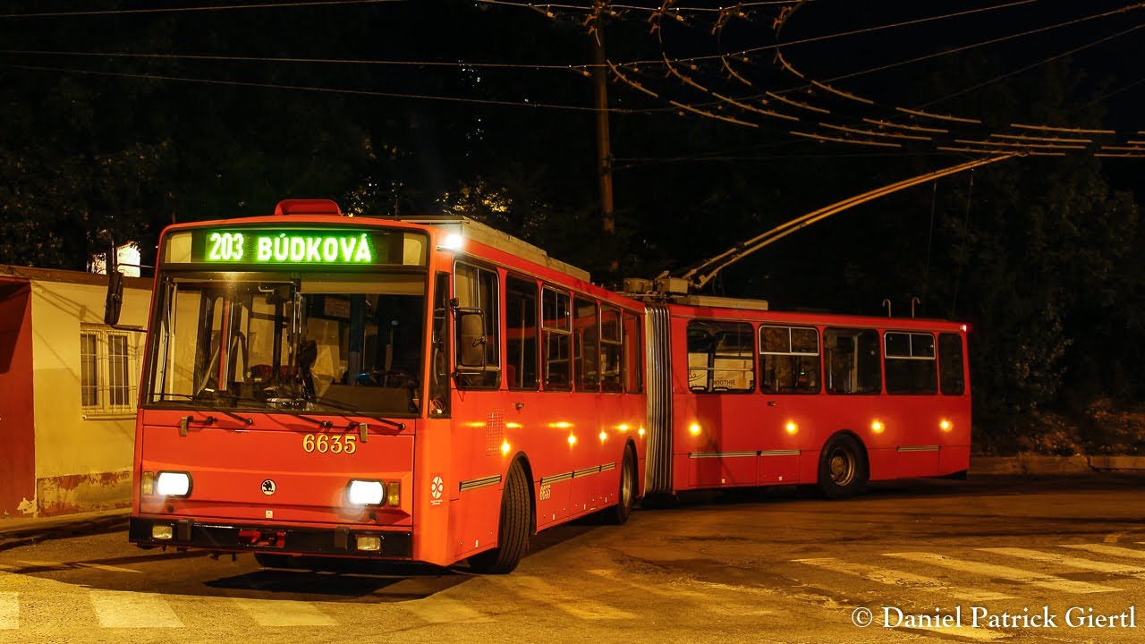 Škoda 15 TrM #6635 na linke 203 Bratislava