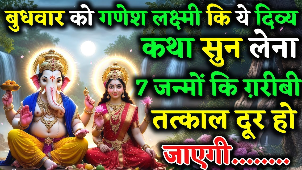 जीवन में पैसों की कमी चल रही हैं तो बुधवार को गणेश-लक्ष्मी की ये कथा जरूर सुनो | Buddhvar Vrat Kath