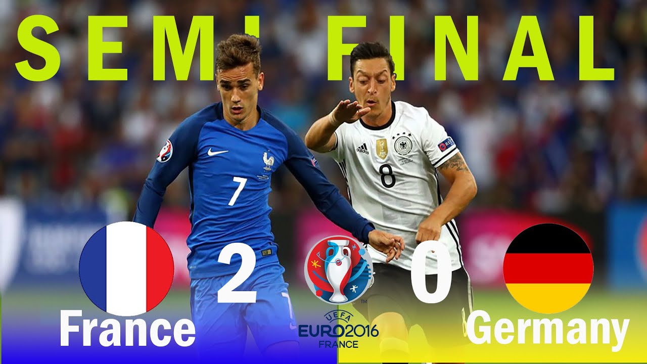 France vs Germany 2X0 Euro 2016 Semi Final All Goals & Highlights