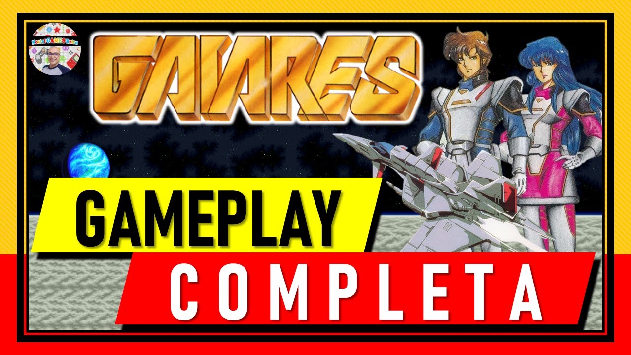 Gaiares [Mega Drive] - Gameplay Completa (Full)