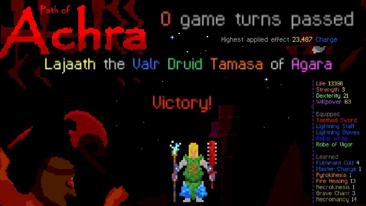Path of Achra: Tamasa 0 Game Turn Guide