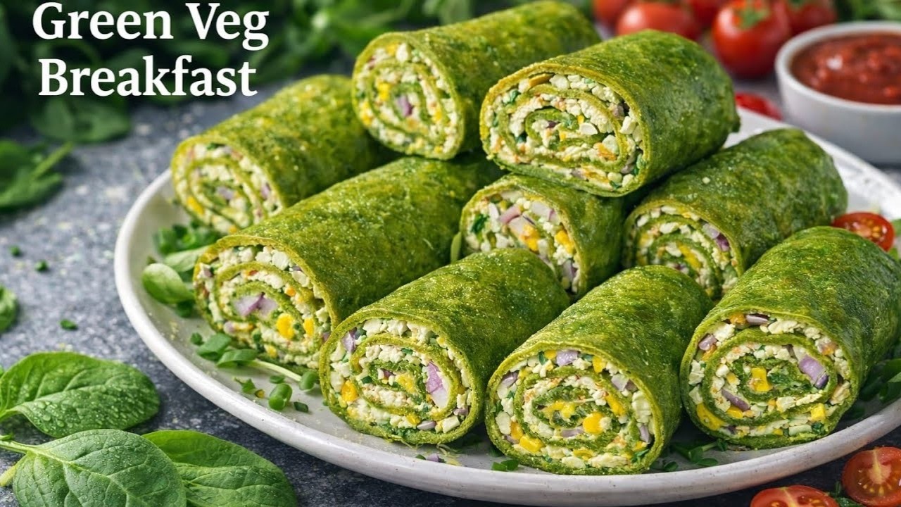 पालक न खाने वाले भी रोज़ किलो-किलो पालक खरीदेंगे,बिना तेल के पालक नाश्ता|Healthy Palak nashta Recipe