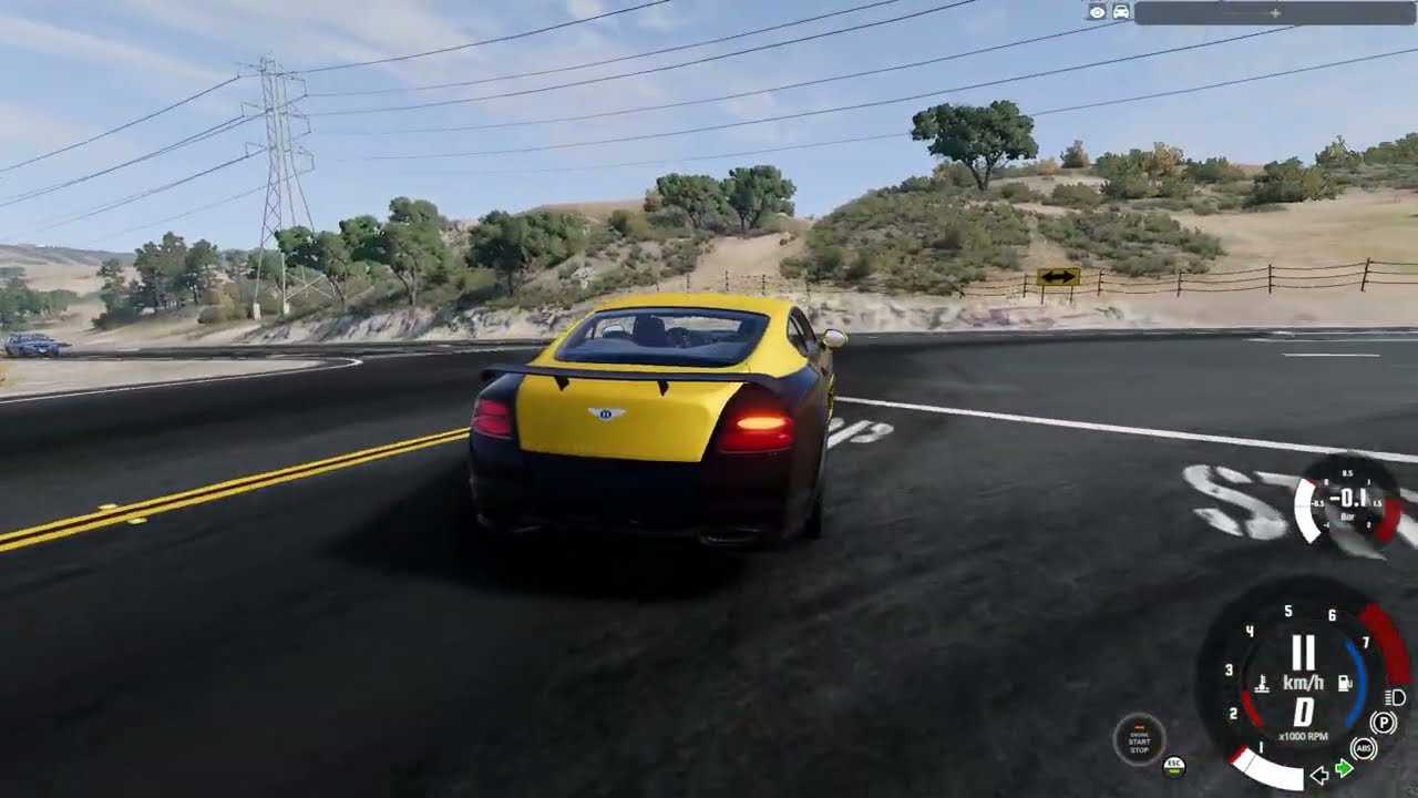 BENTLEY CONTINENTAL GT with a Steering Wheel | BeamNG.drive