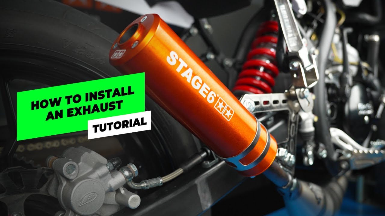COMMENT INSTALLER UN POT D'ÉCHAPPEMENT